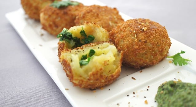 cheese and spinach balls