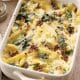 cheese spinach and walnut pasta bake