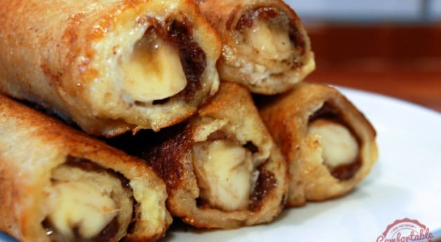 nutella and banana french toast rollups1