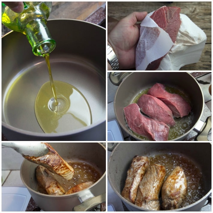 Λεμονάτο - ριγανάτο κρέας μακαρόνια