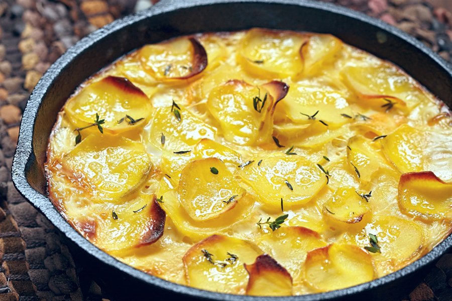 recipe scalloped potatoes with cheese. 