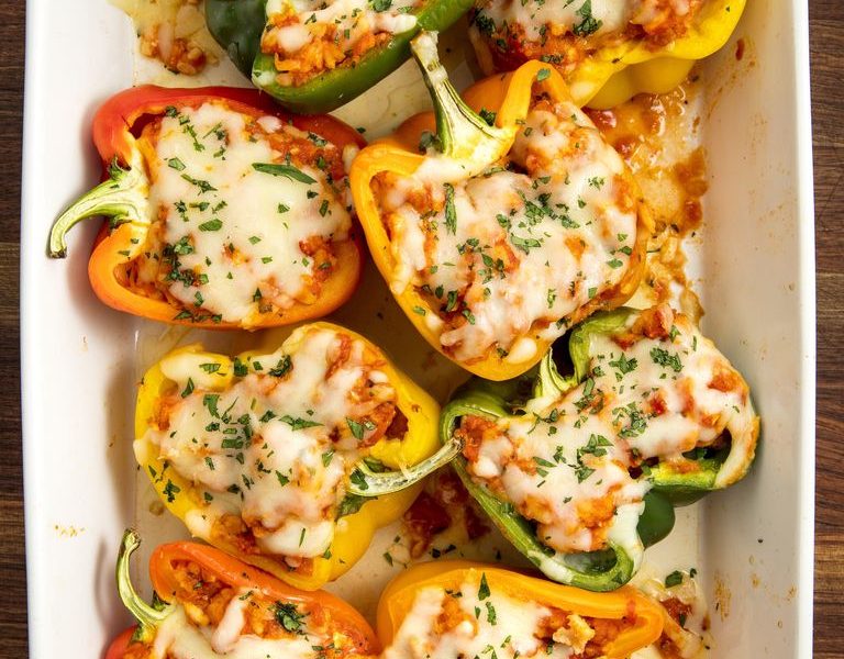 1519936377 chickenparmstuffedpeppers1