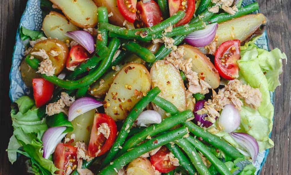 Spanish Potato Salad Recipe with Tuna The Mediterranean Dish 1