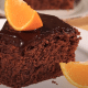 Σοκολατένιο κέικ με πορτοκάλι, αφρός!