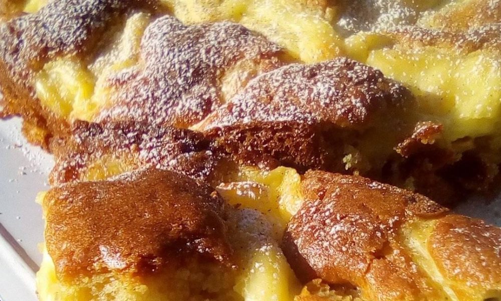 καταπληκτική συνταγή για εύκολη μηλόπιτα με κρέμα - πρέπει σίγουρα να την φτιάξεις