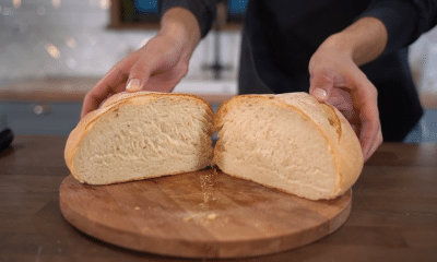 Κλασική και παραδοσιακή συνταγή για σπιτικό χωριάτικο ψωμί επαγγελματική συνταγή