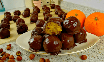 Σπιτικά σοκολατάκια τα μοναδικά κεράσματα με πορτοκάλι